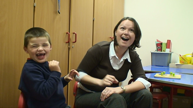 <p>In this video you will see laughing and smiling behaviour that is characteristic of Angelman syndrome</p>